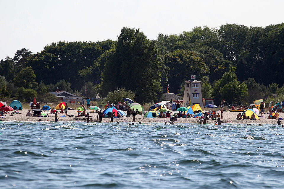 DRK-Wasserwacht auf dem Priwall